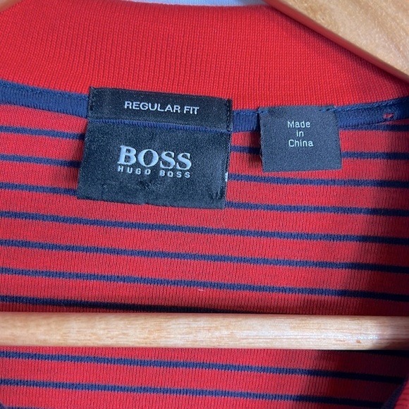 Hugo Boss Regular Fit Quarter Zip Pullover size XXL - Picture 3 of 10